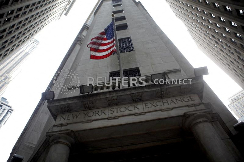 L'ingresso della Borsa di New York a Wall Street