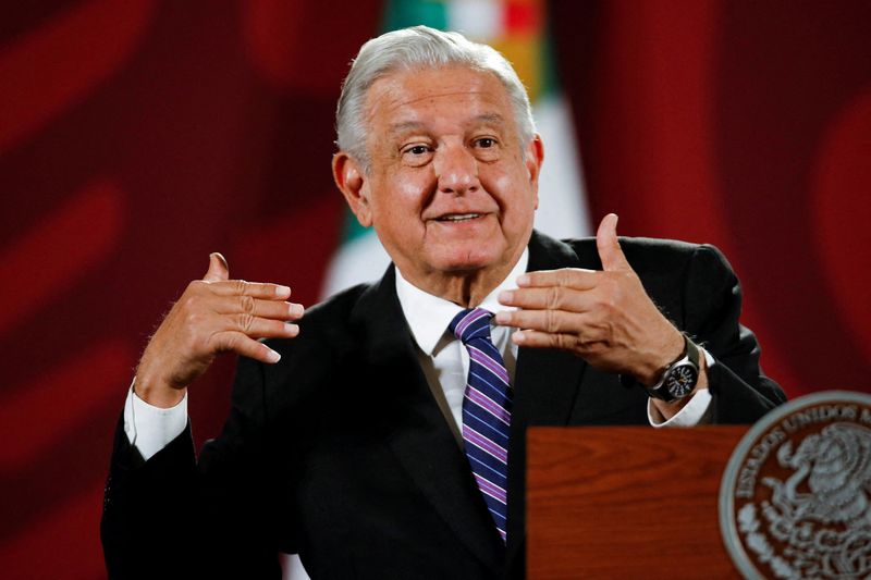 FILE PHOTO: Mexico president calls vote on his rule a 'total success' as 92% back him amid low turnout