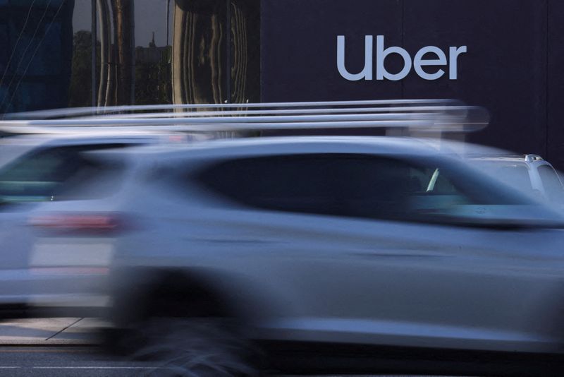 FILE PHOTO: An Uber office is shown in California