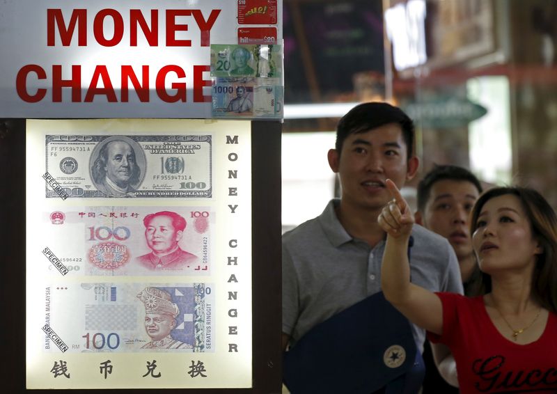 Taruhan bearish menumpuk di forex Asia, dan yuan China mencapai level tertinggi dalam tujuh bulan