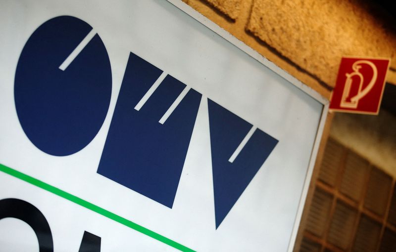 ARCHIV: Logo des österreichischen Öl- und Gaskonzerns OMV an einer Tankstelle in Wien, Österreich, 6. November 2014