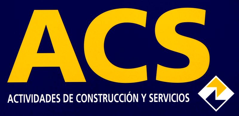 FOTO DE ARCHIVO: El logotipo de ACS en Madrid