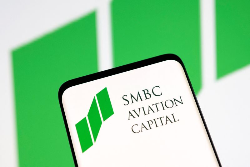 Illustration shows SMBC Aviation Captial logo