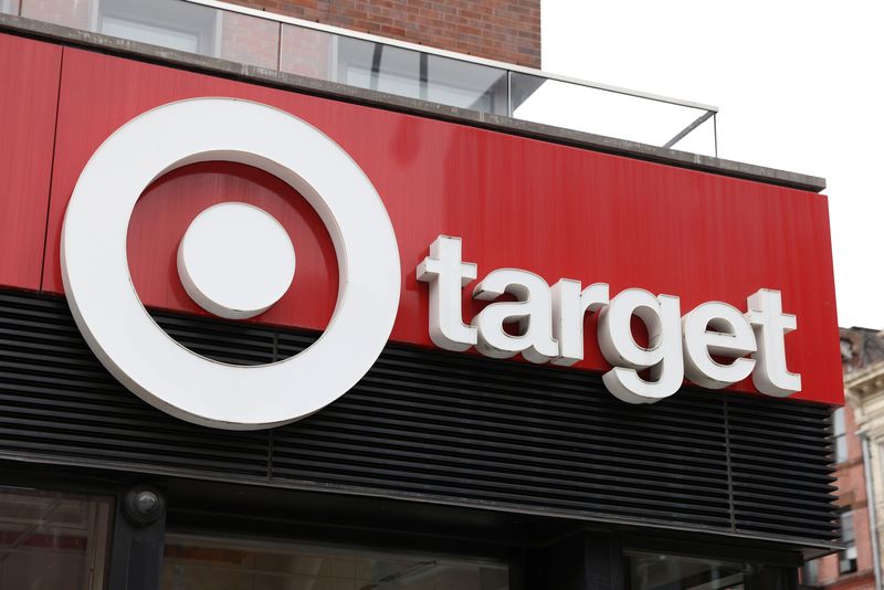 FILE PHOTO: Signage is seen at a Target store in Manhattan, New York City