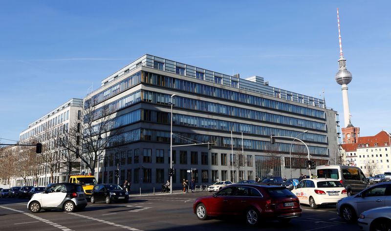 ARCHIV: Der Sitz des Bundesverbandes der Deutschen Industrie (BDI) in Berlin, Deutschland, 15. Februar 2019. REUTERS/Fabrizio Bensch