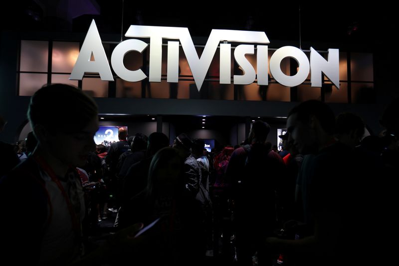 FILE PHOTO: The Activision booth is shown at the E3 2017 Electronic Entertainment Expo in Los Angeles