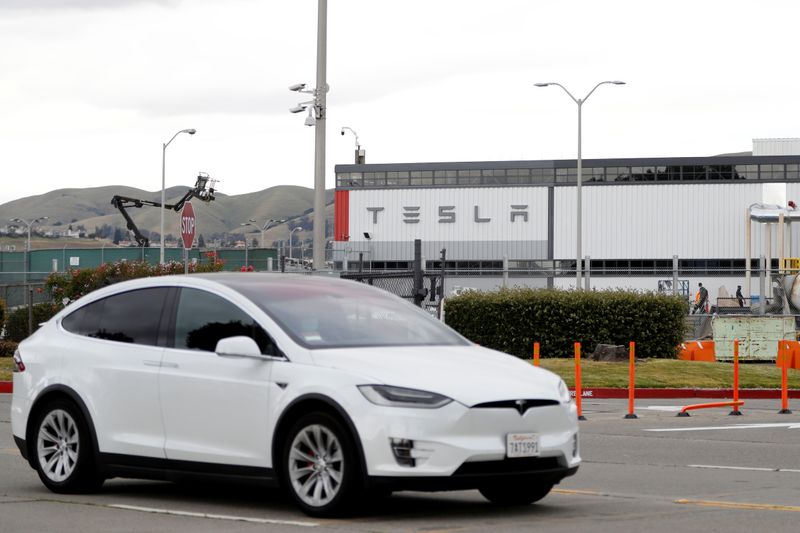 FILE PHOTO: Tesla's primary vehicle factory reopens in Fremont