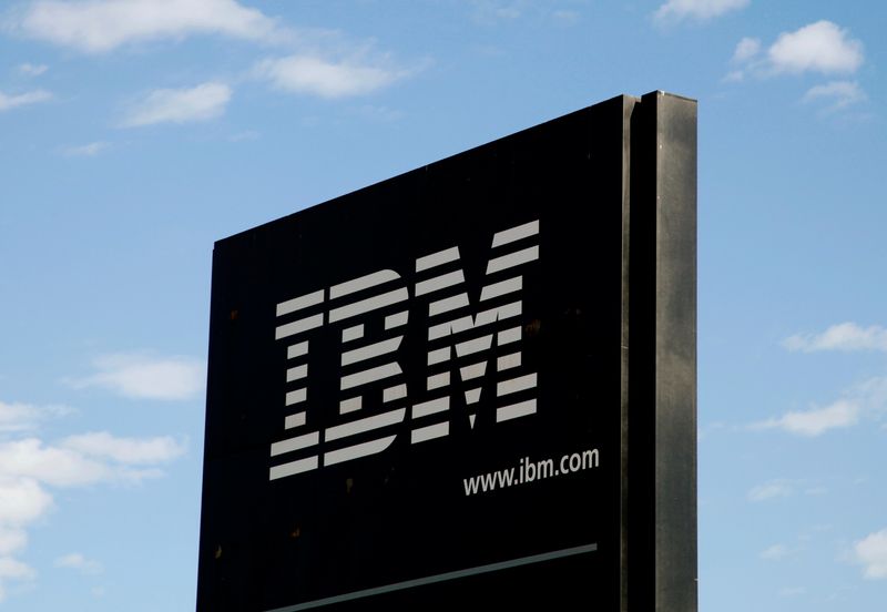 FILE PHOTO: The sign at the IBM facility near Boulder, Colarado