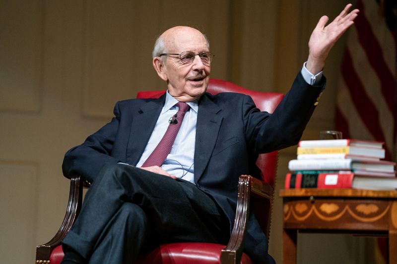 FILE PHOTO: U.S. Supreme Court Justice Stephen Breyer attends event for 2022 Supreme Court Fellows Program
