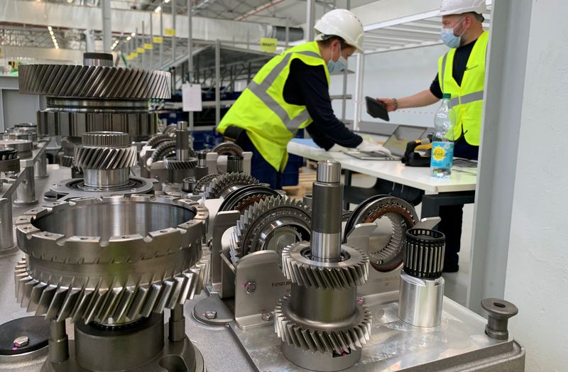 FILE PHOTO: Stellantis plant for the e-DCT electrified automatic vehicle transmission in Metz