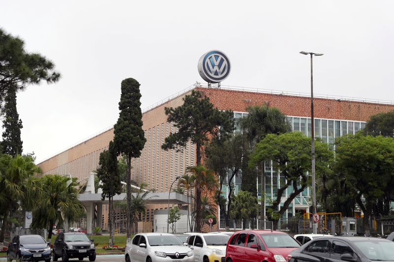 Volkswagen's factory is seen in Sao Bernardo do Campo