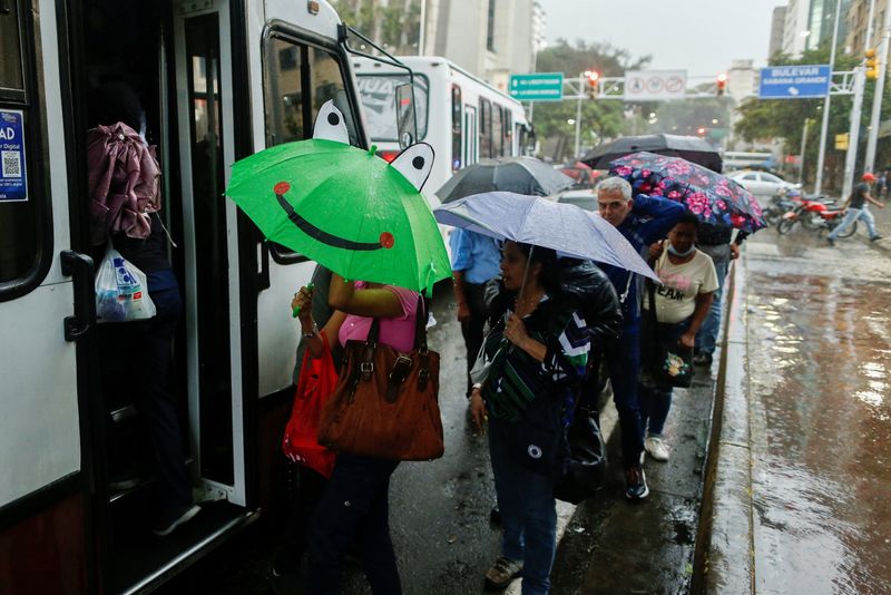 Potential Tropical Cyclone Two lashes Venezuela with heavy rain, in Caracas