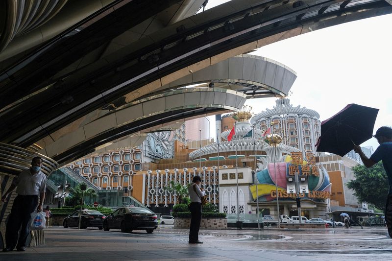 FILE PHOTO: COVID-19 outbreak in Macau
