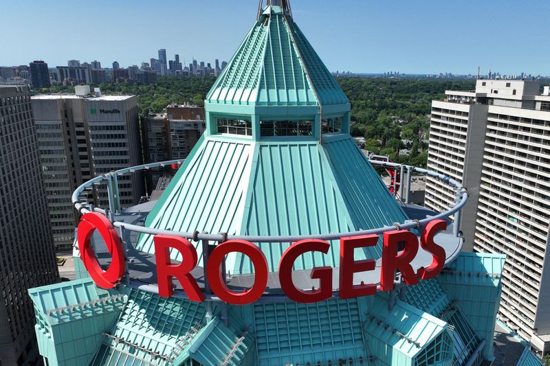 FILE PHOTO: Corporate campus of Canadian media conglomerate Rogers Communications in Toronto