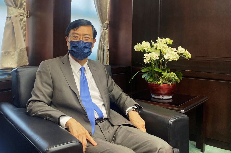 Taiwan's Deputy Economy Minister Chen Chern-chyi at his office in Taipei