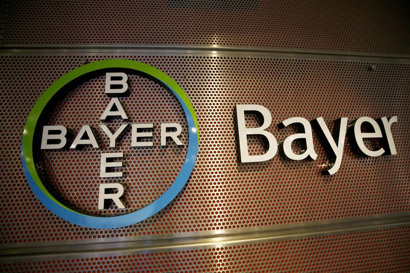 ARCHIV: Bayer-Logo in Leverkusen, Deutschland, 27. Februar 2019. REUTERS/Wolfgang Rattay