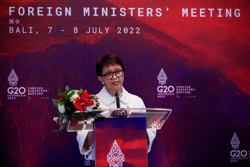 FILE PHOTO: G20 Foreign Ministers' Meeting in Nusa Dua, Bali