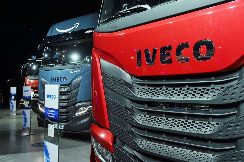 Italian truckmaker Iveco holds business presentation, in Turin