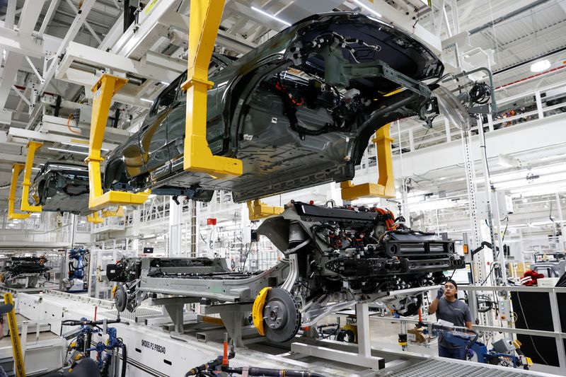 FILE PHOTO - Startup Rivian Automotive's electric vehicle factory in Normal