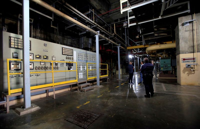FILE PHOTO: An interior view of the Bataan Nuclear Power Plant (BNPP) is seen during a tour at the BNPP compound in Morong town