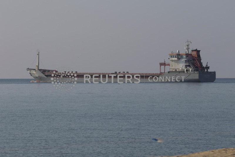 La nave da carico Polarnet lascia il porto di Chornomorsk