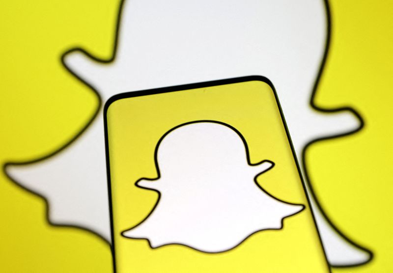 FILE PHOTO: Illustration shows Snapchat logo