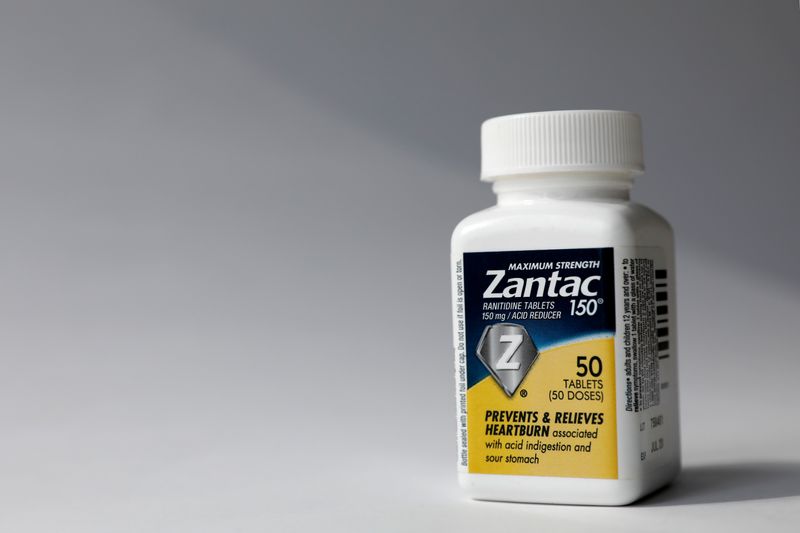 Imagen de archivo ilustrativa de un frasco del medicamento para la acidez estomacal Zantac