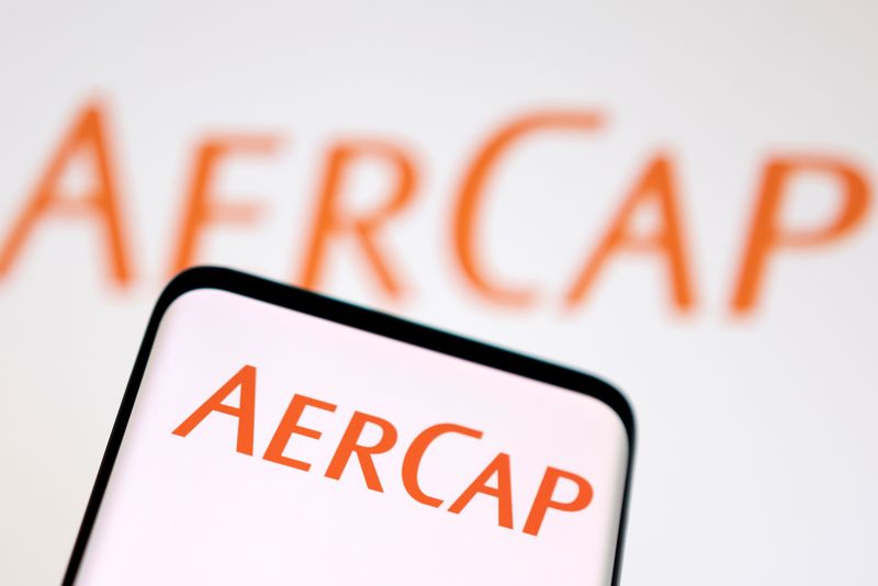 FILE PHOTO: Illustration shows AerCap logo