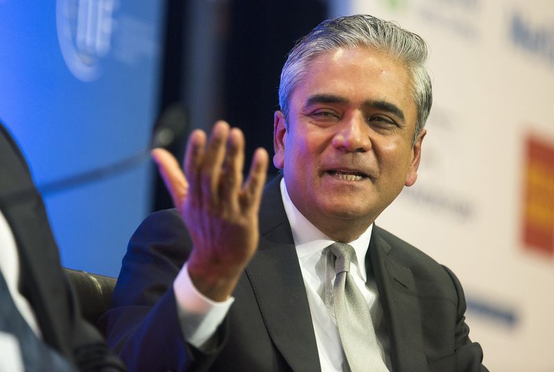 FILE PHOTO: Deutsche Bank Co-Chief Executive Jain speaks during the Institute of International Finance Annual Meeting in Washington
