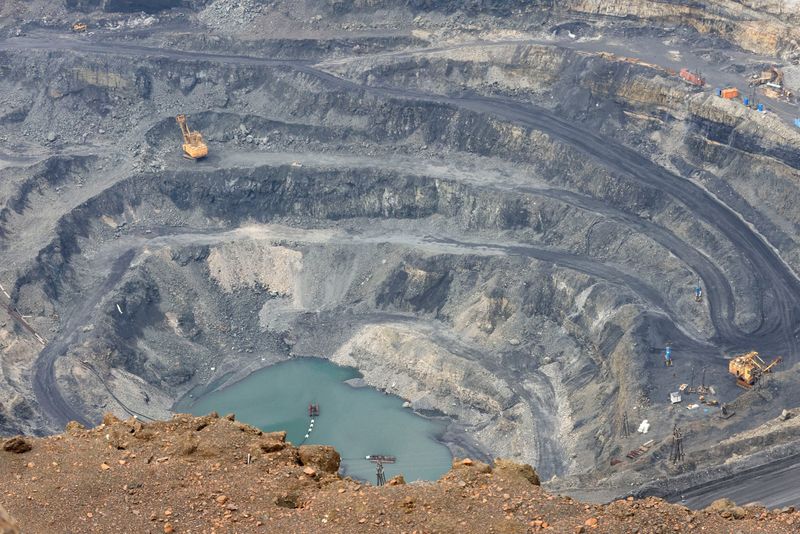 FILE PHOTO: A view shows Zapolyarny mine in Norilsk