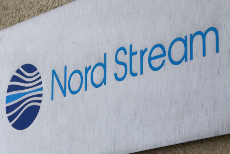 Il logo Nord Stream AG a Vienna