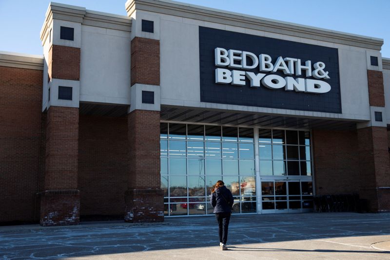 FILE PHOTO: People shop at Bed Bath & Beyond in Michigan