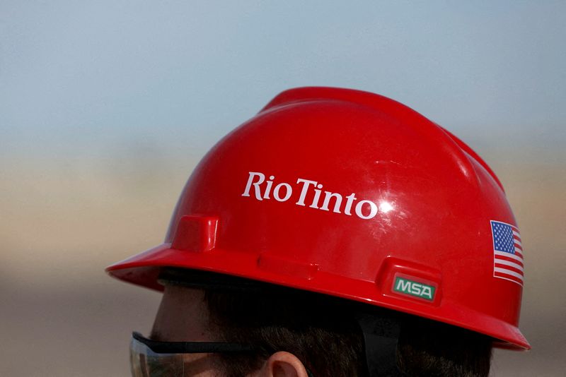 FILE PHOTO: The Rio Tinto mine in Boron, California
