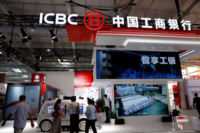 FILE PHOTO: FILE PHOTO: Industrial and Commercial Bank of China (ICBC) in Beijing
