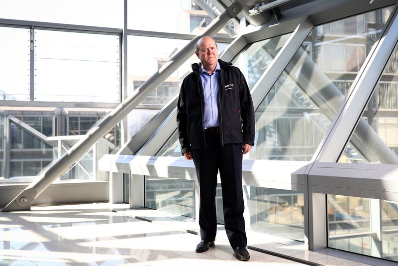 Rupert Soames, CEO of Serco Group Plc poses for a photograph at their offices in London