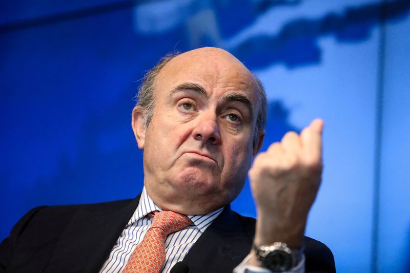 ecoFILE PHOTO: Luis de Guindos, ECB vice-president, speaks during a Reuters Breakingviews event in New York