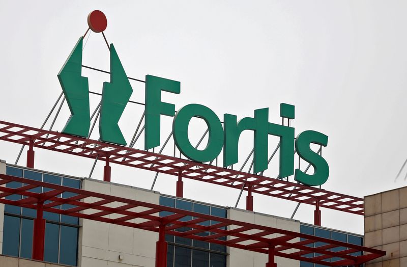 A Fortis hospital building is pictured in Gurgaon