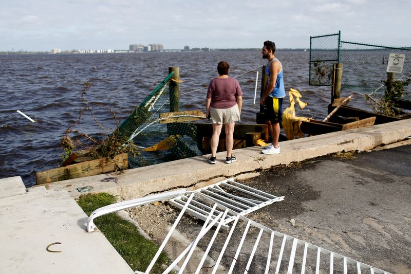 Hurricane Ian destruction in southwestern Florida