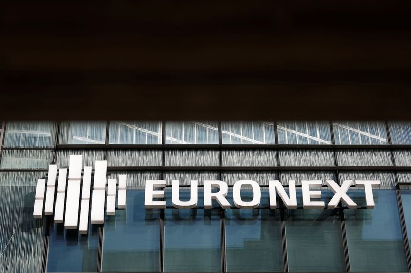Photo d'illustration du logo d'Euronext