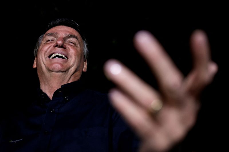 Il candidato presidenziale Jair Bolsonaro a Brasilia