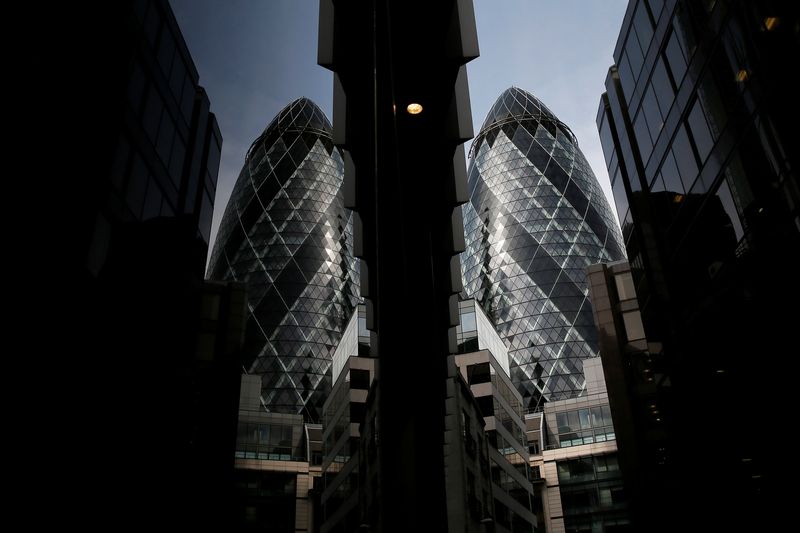 FILE PHOTO: The 30 St Mary Axe skyscraper which is known locally as 