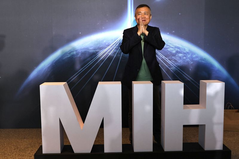 MIH CEO Jack Cheng poses for a photo at the Foxconn's EV development platform MIH demo day, in Taipei