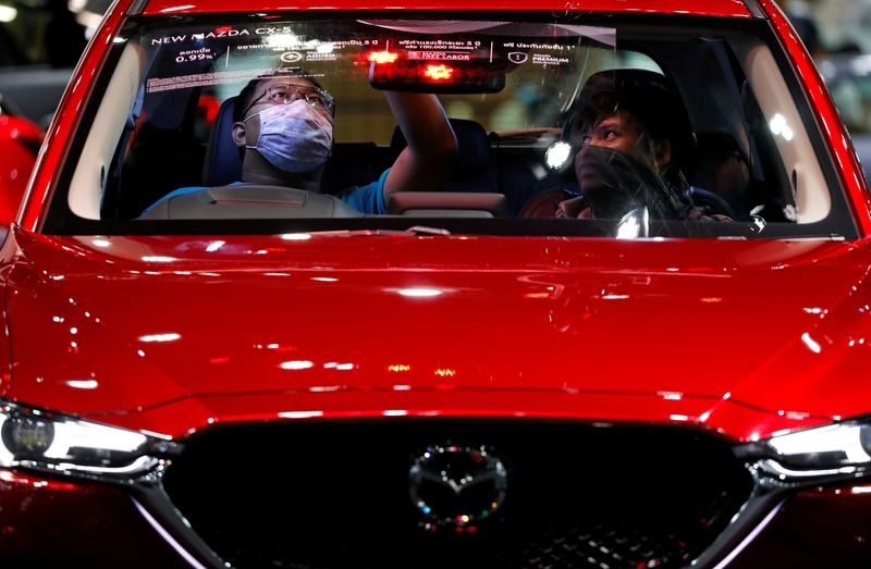 FILE PHOTO: The delayed Bangkok International Motor Show opens to the public amid outbreak of coronavirus disease