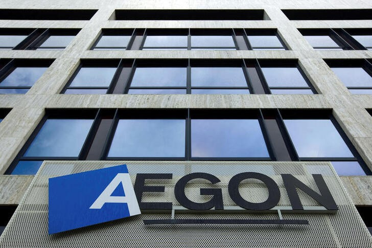 FILE PHOTO: Head office of Dutch financial insurance company Aegon is seen in The Hague