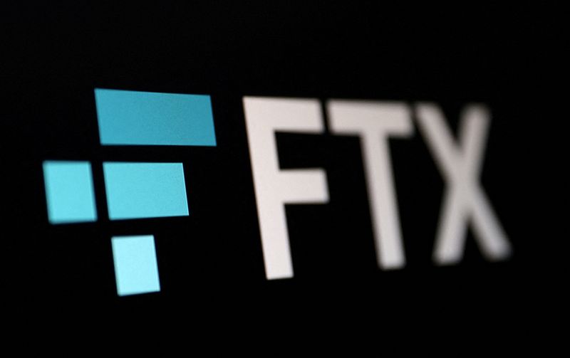 FILE PHOTO: Illustration shows FTX logo