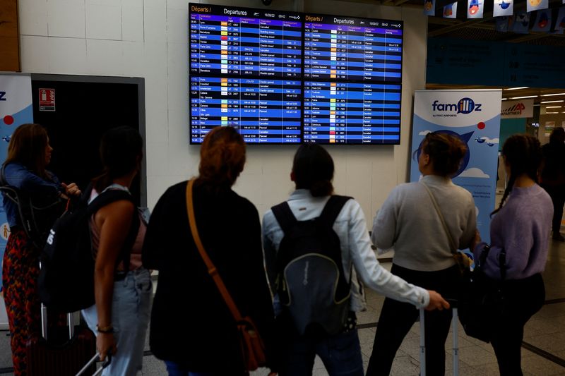 FILE PHOTO: French air traffic controllers go on strike over working conditions