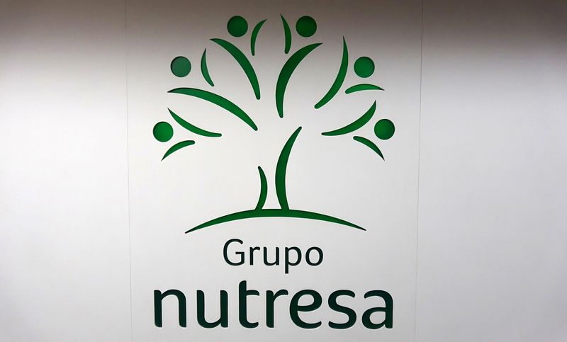 FILE PHOTO: The logo of Nutresa is seen in Medellin