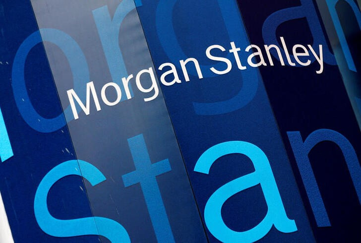 FILE PHOTO: The corporate logo of financial firm Morgan Stanley is pictured on the company's world headquarters in the Manhattan borough of New York City