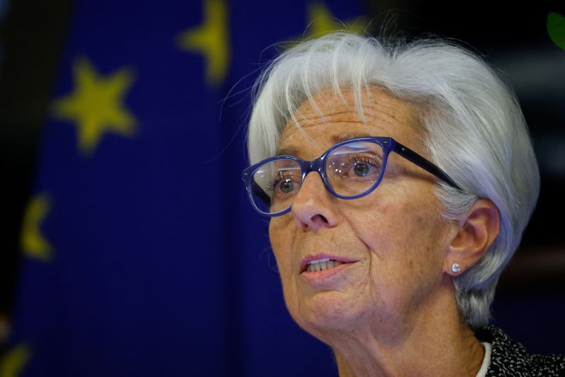 ECB President Lagarde testifies before the ECON committee of the European Parliament, in Brussels