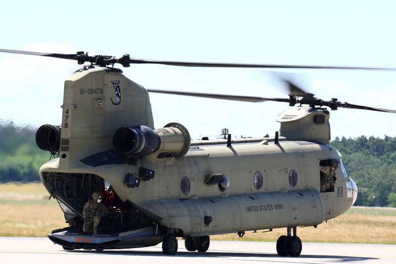 Das US-Außenministerium genehmigt den möglichen Verkauf von Chinook-Hubschraubern an Deutschland, sagt das Pentagon
